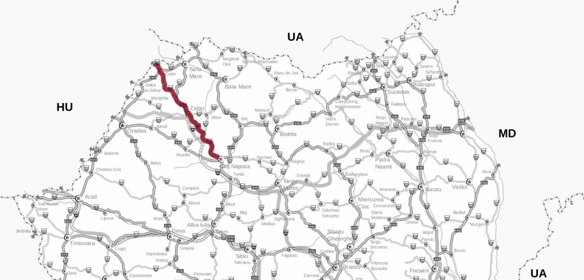 Circulație închisă temporar pe DN1F , pentru lucrări la un pasaj aferent Autostrăzii Brașov – Târgu Mureș – Cluj – Oradea