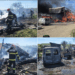 Incendiu puternic la Poiana Codrului. Anexe, utilaje și un autoturism distruse de flăcări