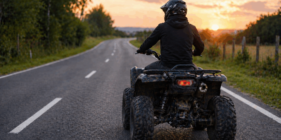 Minor la volan fără permis, prins cu ATV neînmatriculat pe drumurile din Bihor