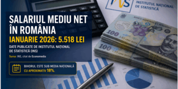 Bihor, sub Alba, Sălaj și Arad la salariul mediu net: locul 23 la nivel național