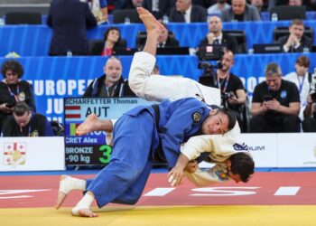 „Olimpicul” Alex Creț a urcat pe podium la „europenele” de judo! A fost singura medalie obținută de România