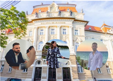 Judecătorii Paul Sebastian Chichinejdi, Bianca Simona Bărnuțiu și Andrei Pop. Sursa foto: Facebook