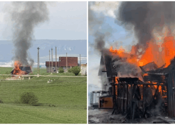 Incendiu devastator în Câmpia Turzii. O casă a fost mistuită complet de flăcări – VIDEO