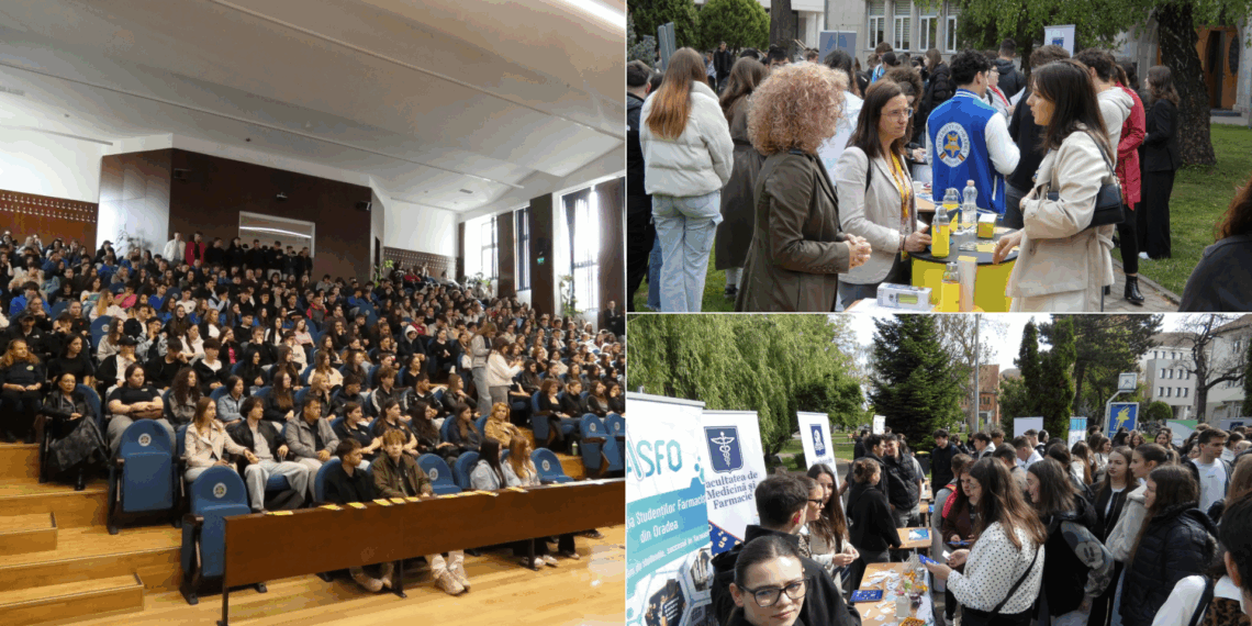 Peste 1.000 de liceeni au umplut Aula Magna la debutul Săptămânii Studenților din Oradea