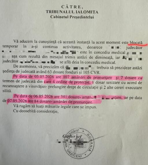 „Felicitări, domnule premier! Ați înfrânt!”. 707 dosare în 4 zile și o instanță paralizată