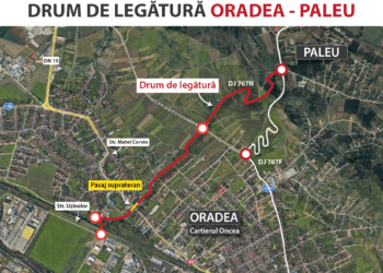 Pasaj nou peste Matei Corvin. Investiție de peste 45 milioane lei pentru traficul din Oradea