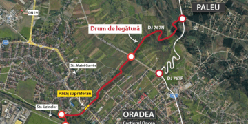Pasaj nou peste Matei Corvin. Investiție de peste 45 milioane lei pentru traficul din Oradea