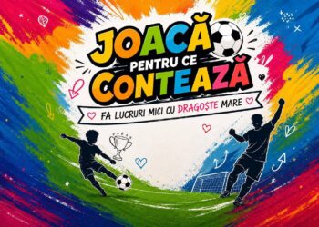 „Fă lucruri mici cu dragoste mare” – evenimentul care a atras nume sonore, inclusiv o reprezentare inedită a clubului FC Bihor