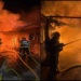 Gest extrem în fața incendiului. Proprietarul a încercat singur să oprească dezastrul