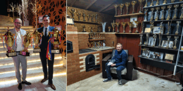Team Calin si Andrei (stânga) și Dl Zgârd Viorel / Familia Zgârd