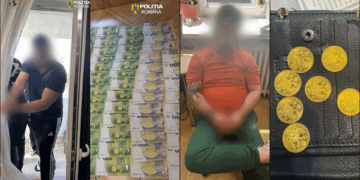 Percheziții și mandate europene de arestare după un jaf în Austria. Droguri, arme și zeci de mii de euro descoperite la Satu Mare – VIDEO