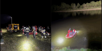 Misiune contracronometru pe râul Someș! Intervenție amplă a salvatorilor în zona localității Apa