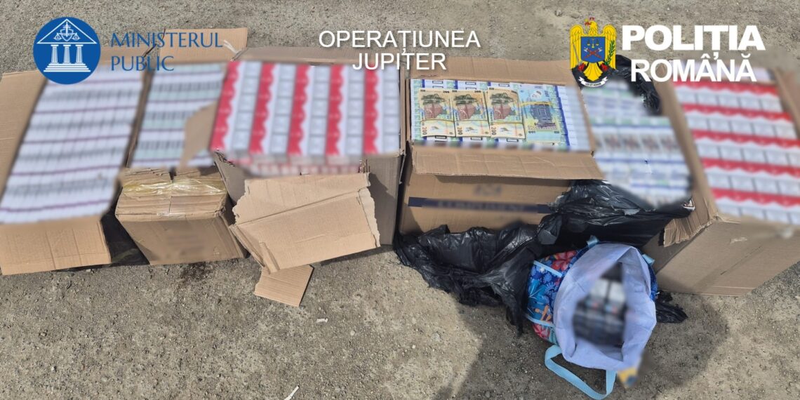 Prinși în flagrant cu aproape 61.000 de țigarete de contrabandă. Două persoane au fost reținute la Oradea