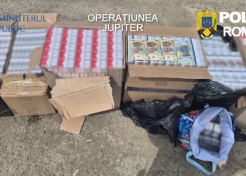 Prinși în flagrant cu aproape 61.000 de țigarete de contrabandă. Două persoane au fost reținute la Oradea
