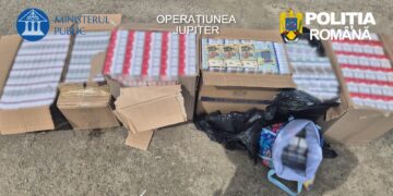 Prinși în flagrant cu aproape 61.000 de țigarete de contrabandă. Două persoane au fost reținute la Oradea