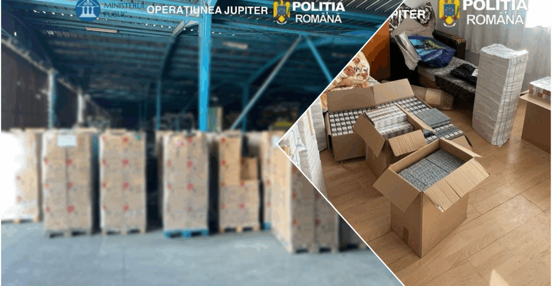 Captură impresionantă în Satu Mare: detergent suspectat a fi contrafăcut, țigări de contrabandă și zeci de mii de euro, ridicate de polițiști