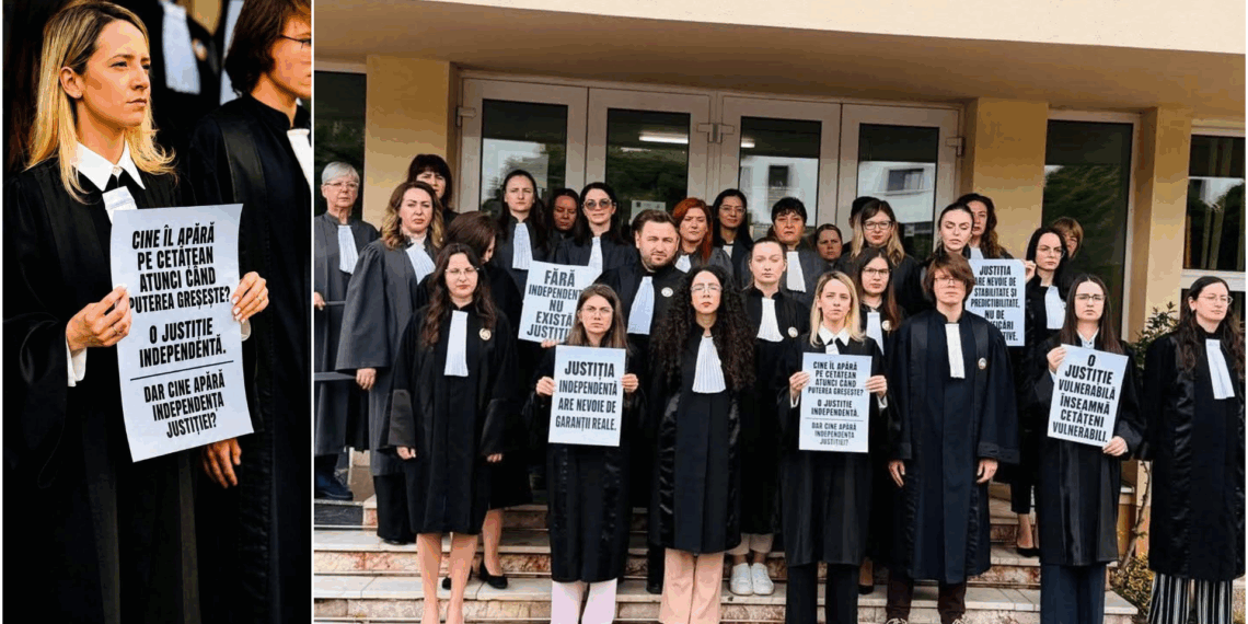 Mesaj puternic din Alba Iulia! Judecătorii și grefierii au făcut front comun pentru Justiție
