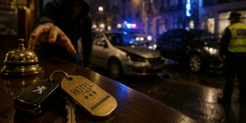 A furat mașina hotelului în care era cazat și a pornit beat criță prin Oradea. Condamnare definitivă după ce a lovit două autoturisme
