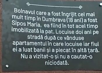 A trăit doi ani pe stradă, apoi a fost îngrijită 18 ani la Dumbrava. Povestea femeii abandonate de propriul fiu, făcută publică