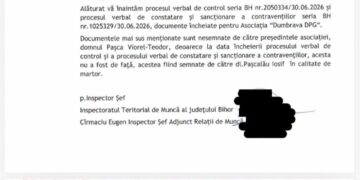 ITM Bihor a amendat cu 1 milion de lei Asociația lui Viorel Pașca. Motivele sancțiunii nu au fost făcute publice