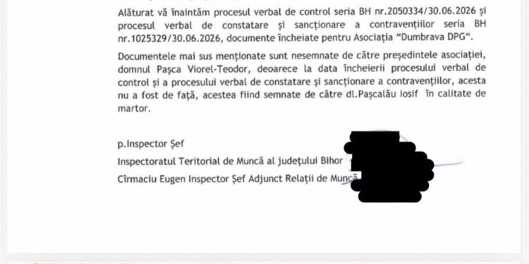 ITM Bihor a amendat cu 1 milion de lei Asociația lui Viorel Pașca. Motivele sancțiunii nu au fost făcute publice