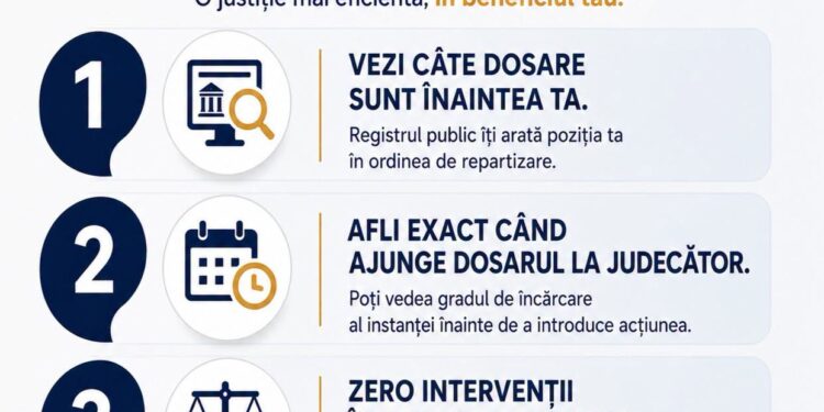 Schimbare majoră în instanțe. CSM introduce o procedură care va face vizibil traseul fiecărui dosar