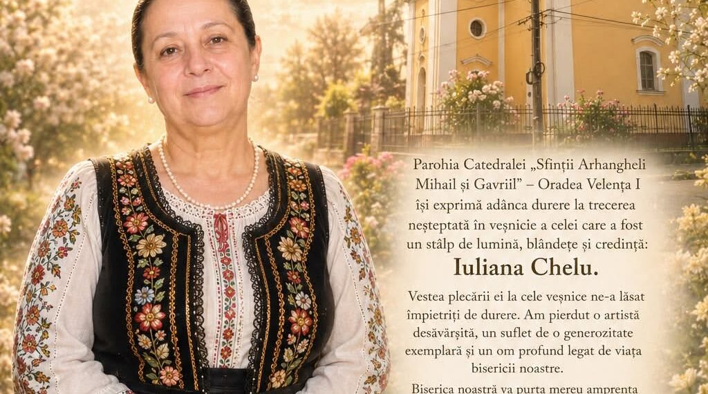 Mesaj emoționant al unei parohii din Oradea după moartea Iulianei Chelu: „Am pierdut un stâlp de lumină, blândețe și credință”
