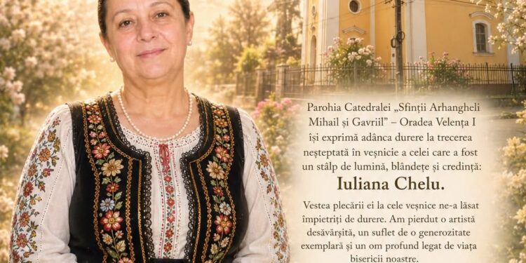 Mesaj emoționant al unei parohii din Oradea după moartea Iulianei Chelu: „Am pierdut un stâlp de lumină, blândețe și credință”