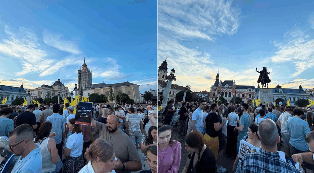 În această seară, susținătorii familiei Pașca s-au adunat la Oradea. Apel la rugăciune înaintea deciziei Tribunalului București