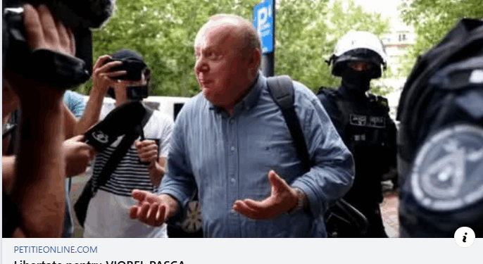 A fost lansată o petiție pentru Viorel Pașca: „Semnează pentru cercetarea în libertate”