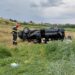 Accident grav pe drumul spre Oradea. O mașină în care se aflau șase persoane, inclusiv doi copii, s-a răsturnat