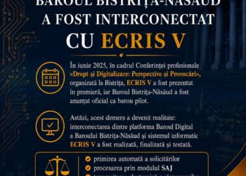 Baroul Bistrița-Năsăud, interconectat cu sistemul ECRIS V