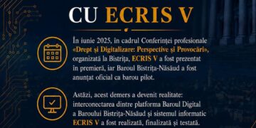 Baroul Bistrița-Năsăud, interconectat cu sistemul ECRIS V