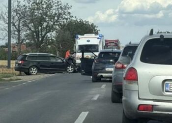 Copil în stare gravă după un accident pe DN 1, între Oradea și Oșorhei