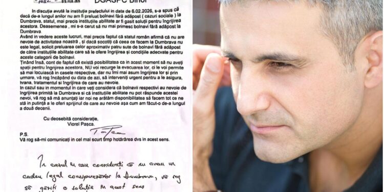Robert Turcescu publică scrisoarea din februarie a lui Viorel Pașca către DGASPC Bihor